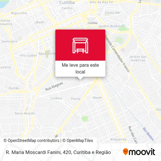 R. Maria Moscardi Fanini, 420 mapa
