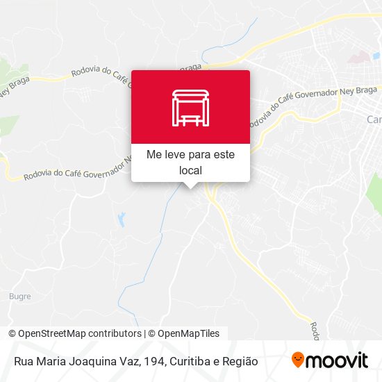 Rua Maria Joaquina Vaz, 194 mapa
