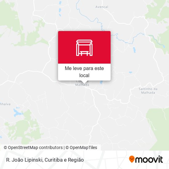 R. João Lipinski mapa