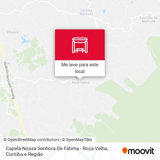 Capela Nossa Senhora De Fátima - Roça Velha mapa