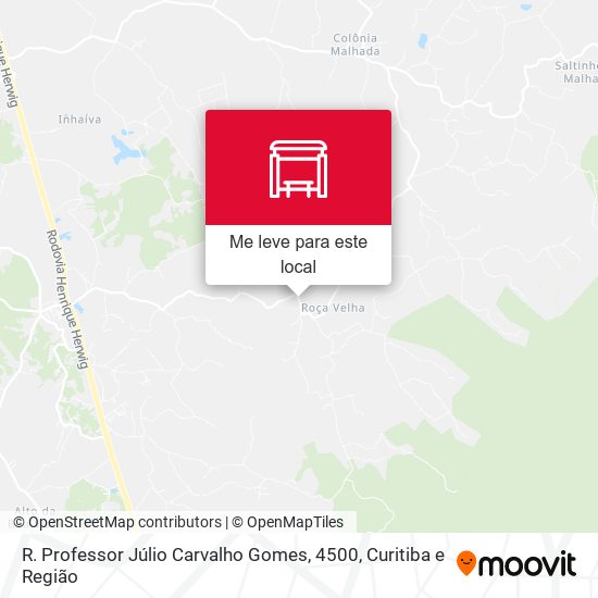 R. Professor Júlio Carvalho Gomes, 4500 mapa