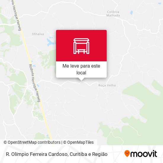 R. Olímpio Ferreira Cardoso mapa