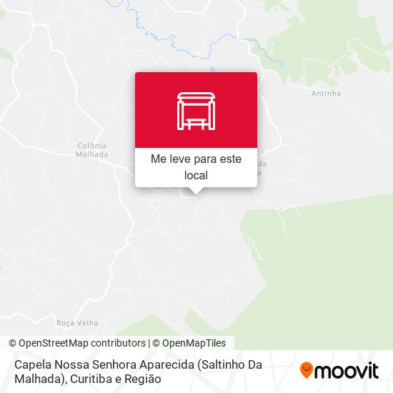Capela Nossa Senhora Aparecida (Saltinho Da Malhada) mapa
