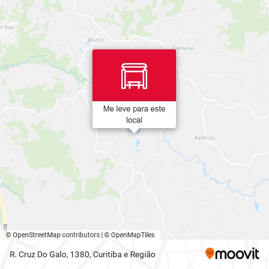 R. Cruz Do Galo, 1380 mapa