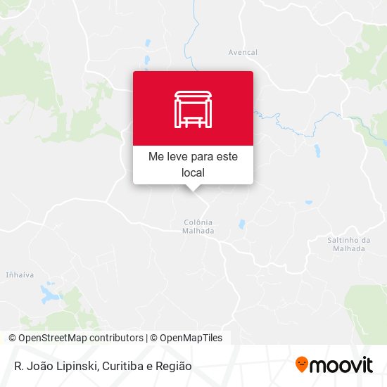R. João Lipinski mapa