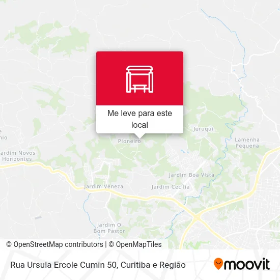 Rua Ursula Ercole Cumin 50 mapa