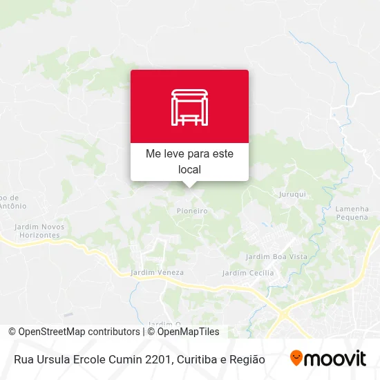 Rua Ursula Ercole Cumin 2201 mapa