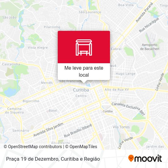 Praça 19 de Dezembro mapa