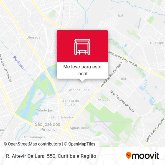 R. Altevir De Lara, 550 mapa