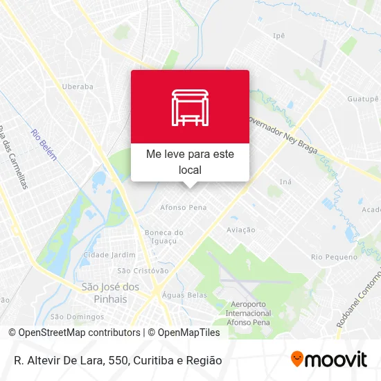R. Altevir De Lara, 550 mapa