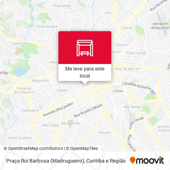 Praça Rui Barbosa (Madrugueiro) mapa