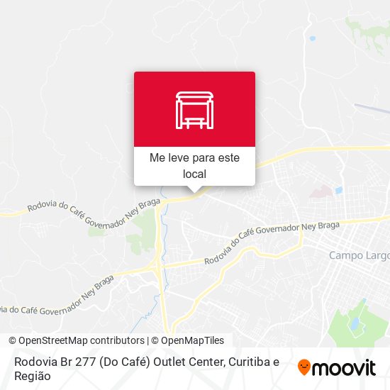 Rodovia Br 277 (Do Café) Outlet Center mapa