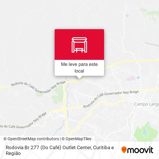 Rodovia Br 277 (Do Café) Outlet Center mapa