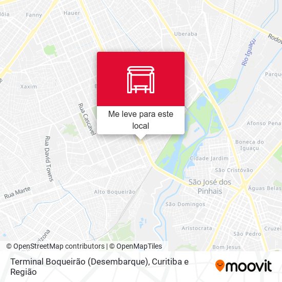 Terminal Boqueirão (Desembarque) mapa