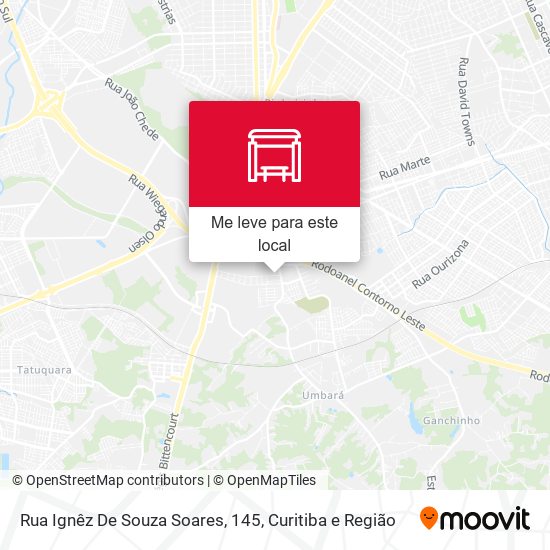 Rua Ignêz De Souza Soares, 145 mapa