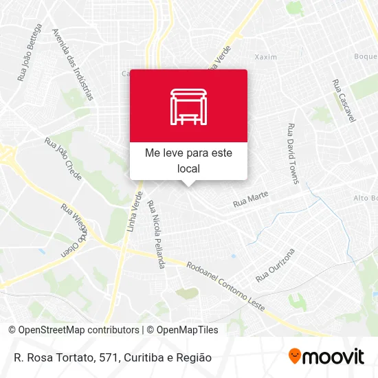 R. Rosa Tortato, 571 mapa