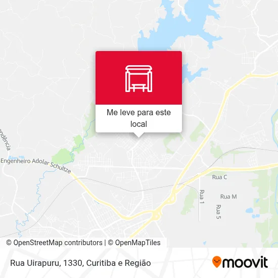 Rua Uirapuru, 1330 mapa