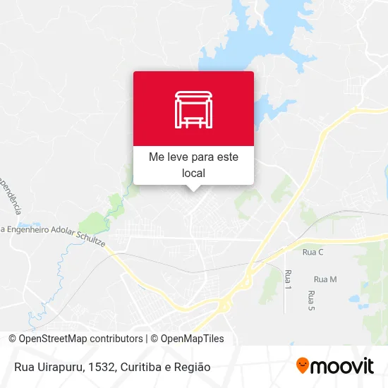 Rua Uirapuru, 1532 mapa