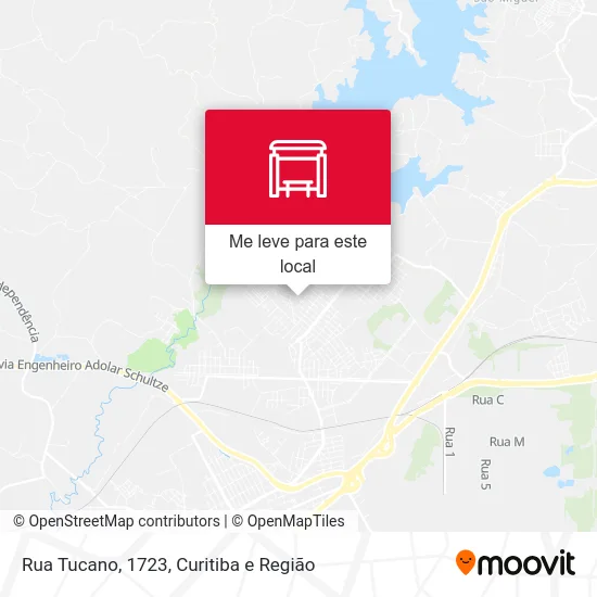 Rua Tucano, 1723 mapa