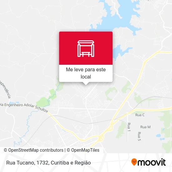 Rua Tucano, 1732 mapa