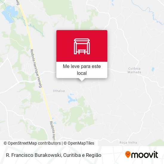 R. Francisco Burakowski mapa