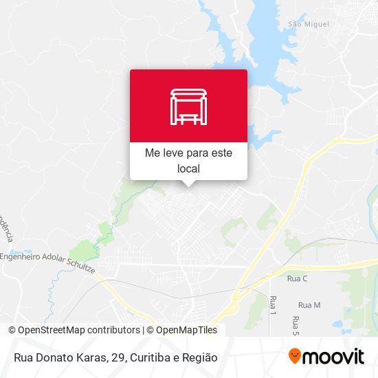 Rua Donato Karas, 29 mapa
