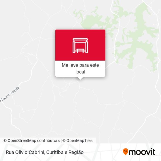 Rua Olivio Cabrini mapa