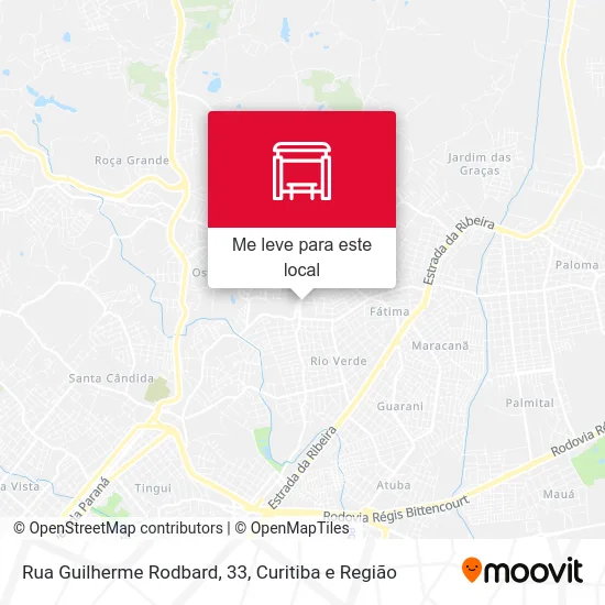 Rua Guilherme Rodbard, 33 mapa