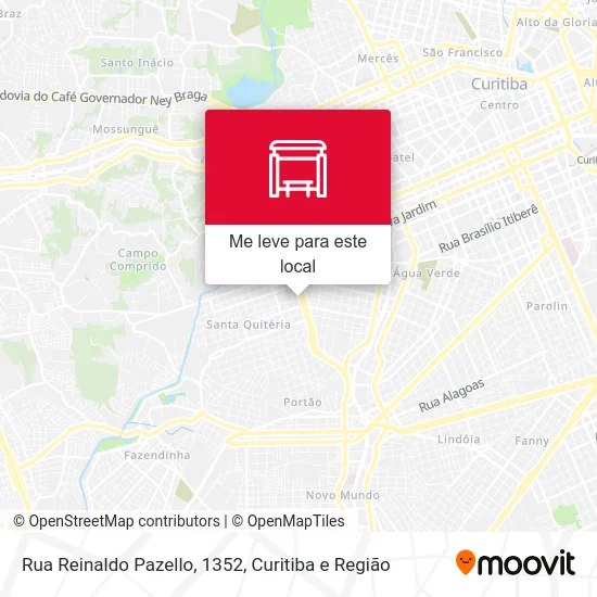 Rua Reinaldo Pazello, 1352 mapa
