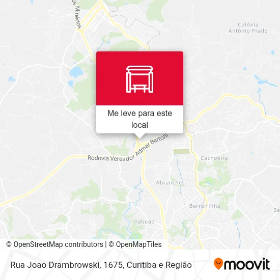 Rua Joao Drambrowski, 1675 mapa