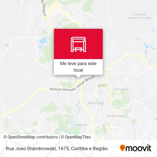 Rua Joao Drambrowski, 1675 mapa