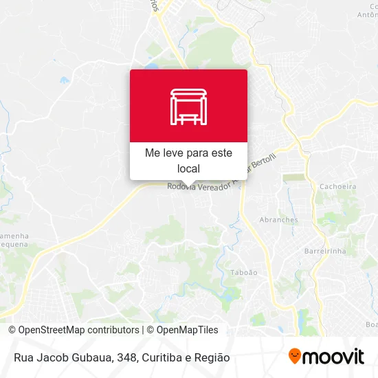 Rua Jacob Gubaua, 348 mapa