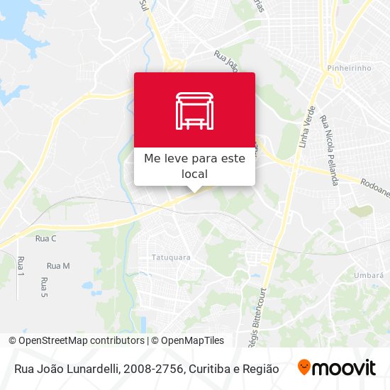 Rua João Lunardelli, 2008-2756 mapa
