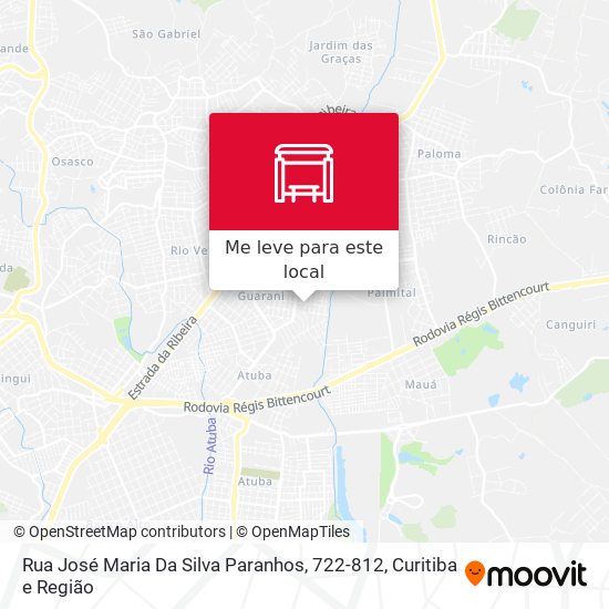 Rua José Maria Da Silva Paranhos, 722-812 mapa