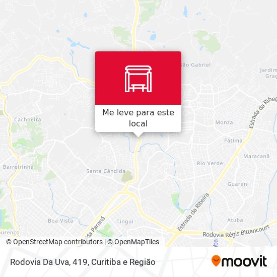 Rodovia Da Uva, 419 mapa