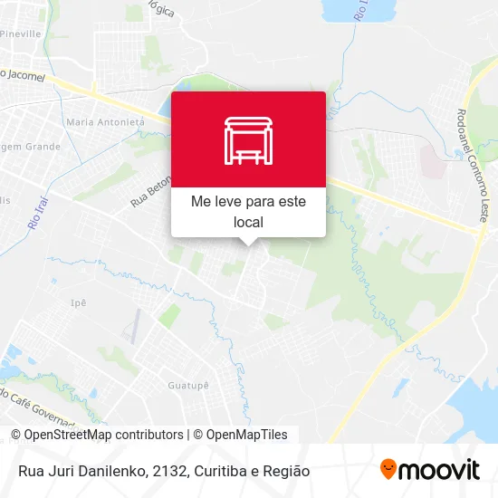 Rua Juri Danilenko, 2132 mapa