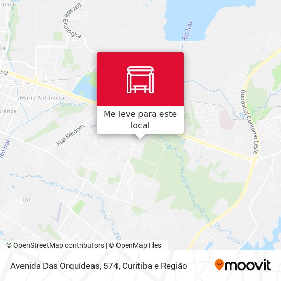 Avenida Das Orquídeas, 574 mapa
