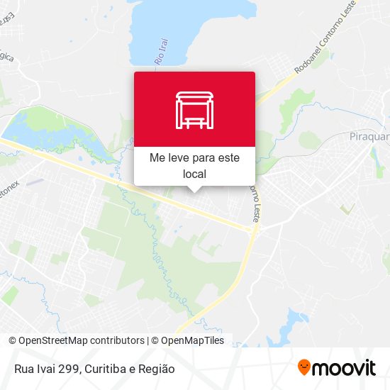 Rua Ivai 299 mapa