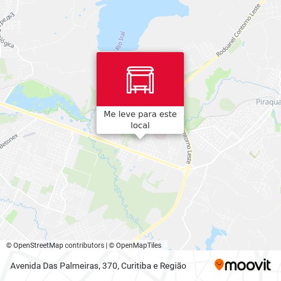 Avenida Das Palmeiras, 370 mapa