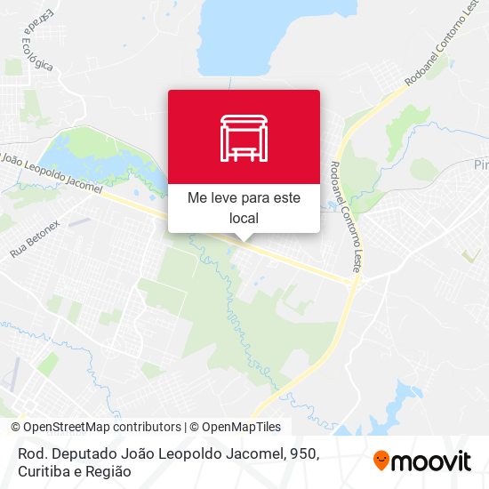 Rod. Deputado João Leopoldo Jacomel, 950 mapa