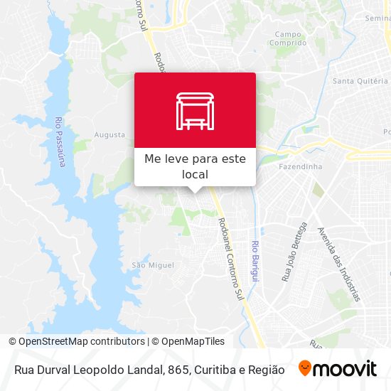 Rua Durval Leopoldo Landal, 865 mapa