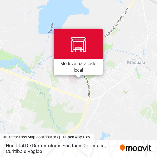 Hospital De Dermatologia Sanitária Do Paraná mapa