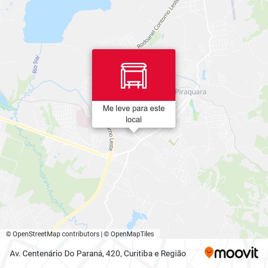 Av. Centenário Do Paraná, 420 mapa