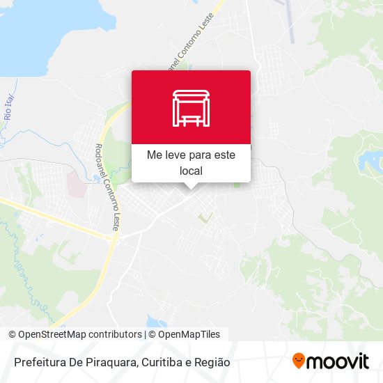 Prefeitura De Piraquara mapa