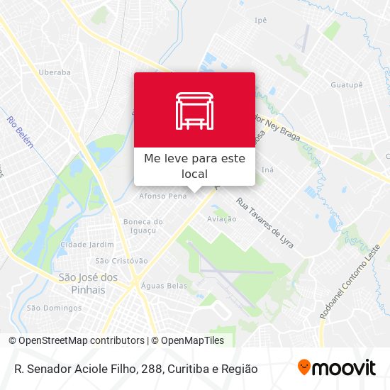 R. Senador Aciole Filho, 288 mapa