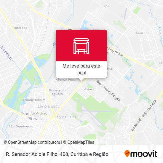 R. Senador Aciole Filho, 408 mapa