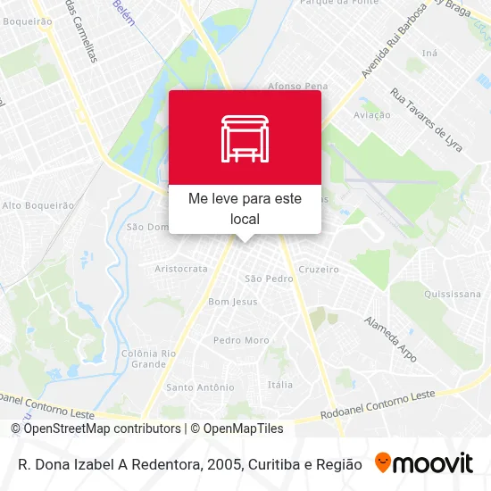 R. Dona Izabel A Redentora, 2005 mapa