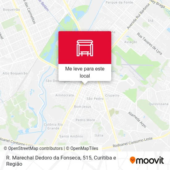 R. Marechal Dedoro da Fonseca, 515 mapa