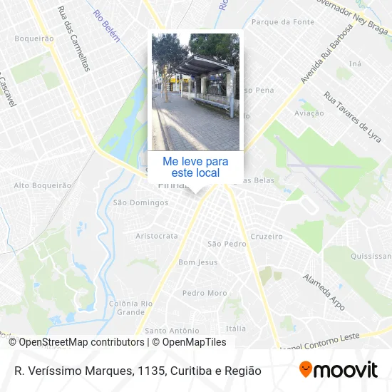 R. Veríssimo Marques, 1135 mapa