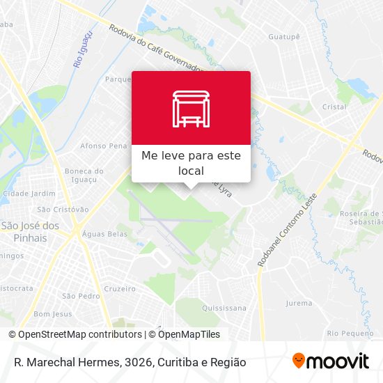 R. Marechal Hermes, 3026 mapa